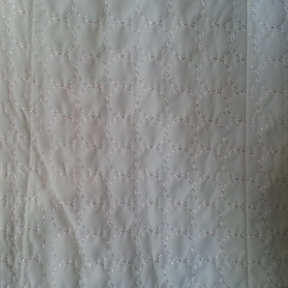 Denver Hayes White Circle Pattern Blazer Coat - Picture 4 of 5